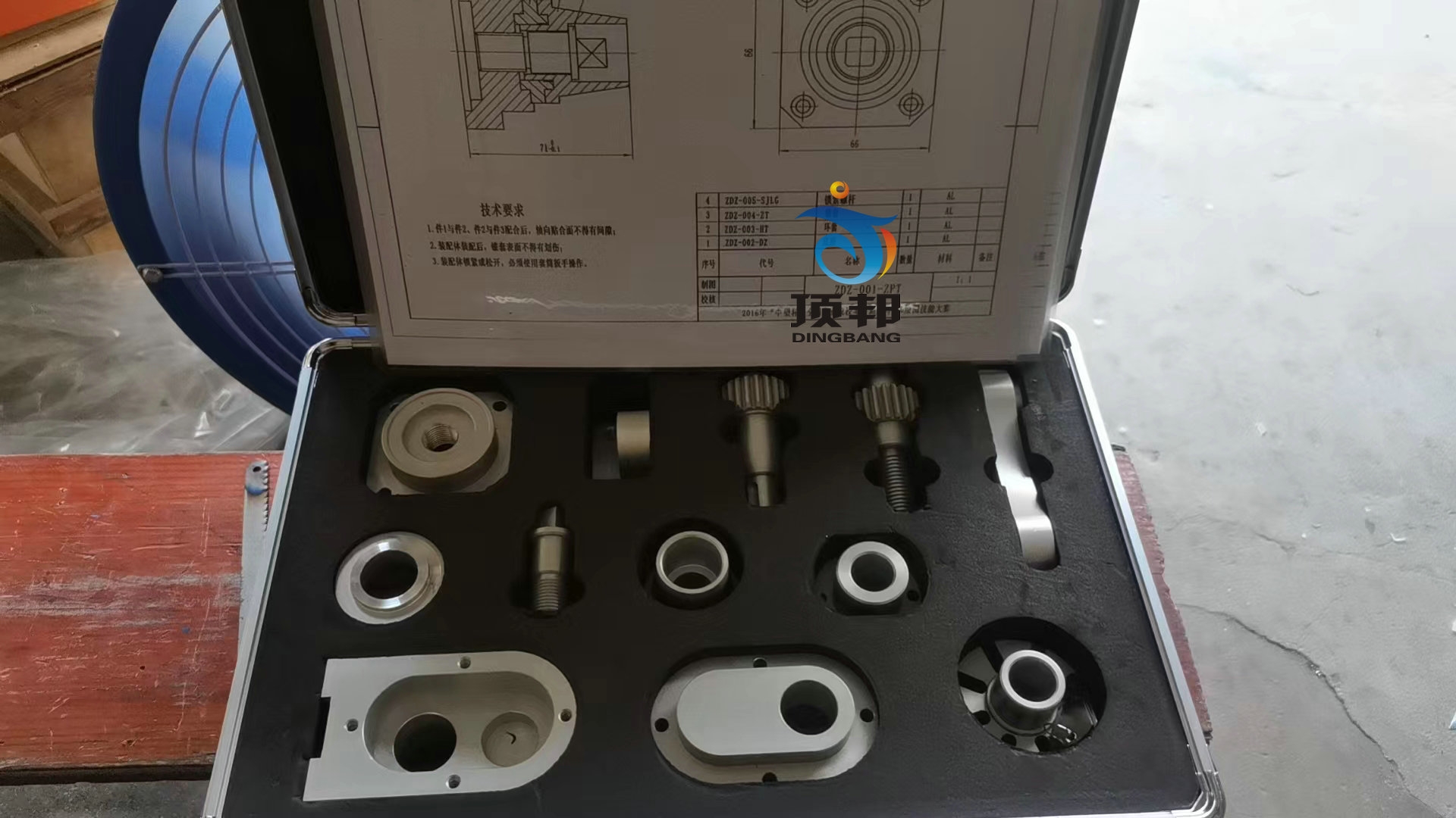 机械制图测绘模型实验箱(图2) 机械制图测绘模型实验箱